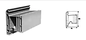 Dışa Açılır Kilitli Kapı Profili