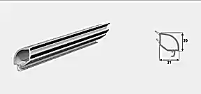 32 mm Çift Cam Çıta Profili