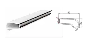 5 Mm Tek Cam Çıta Profili / Yeni